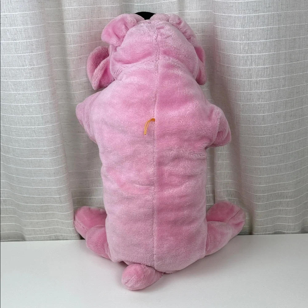 Charming Pink Plush Dog Toy